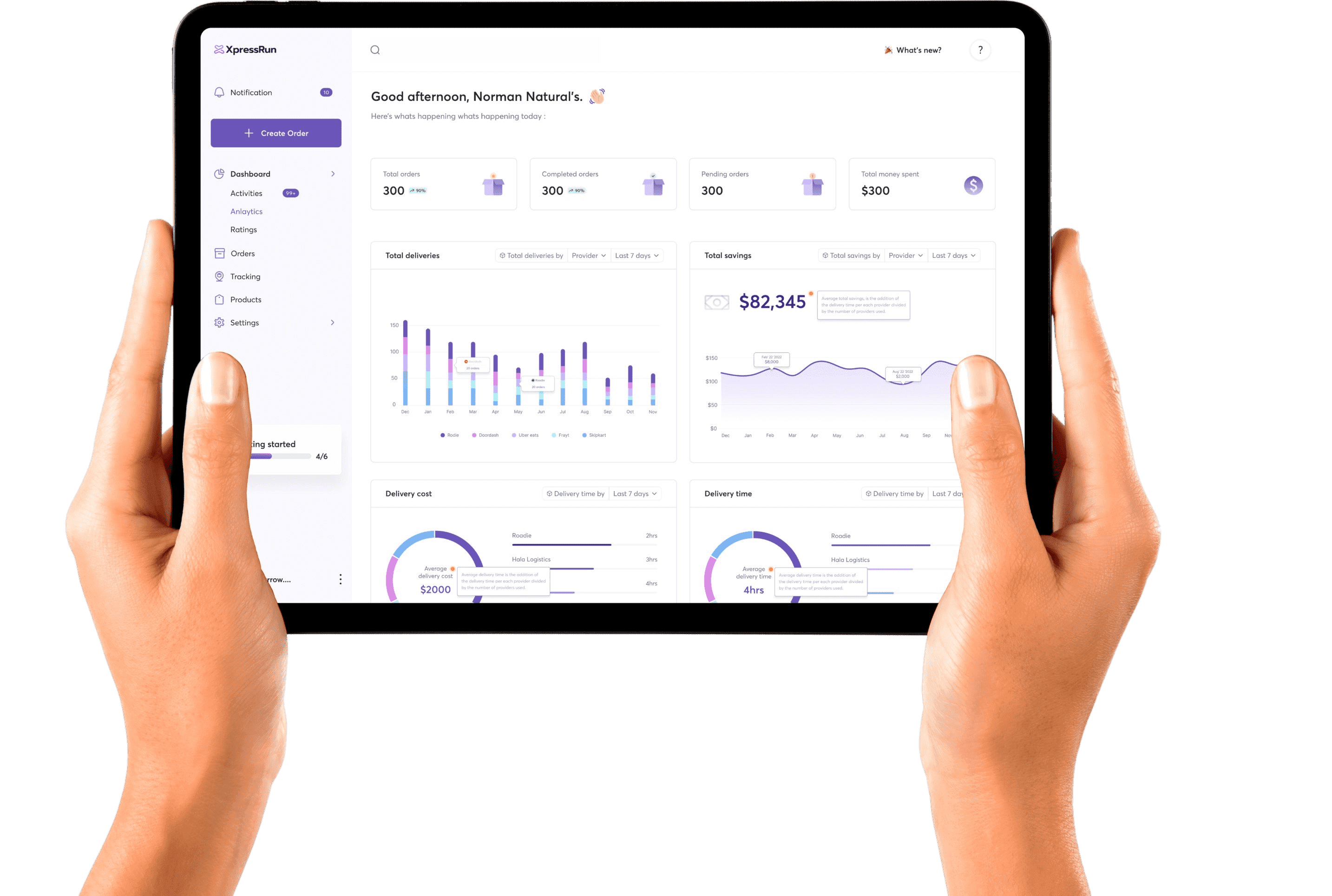XpressRun same-day delivery platform